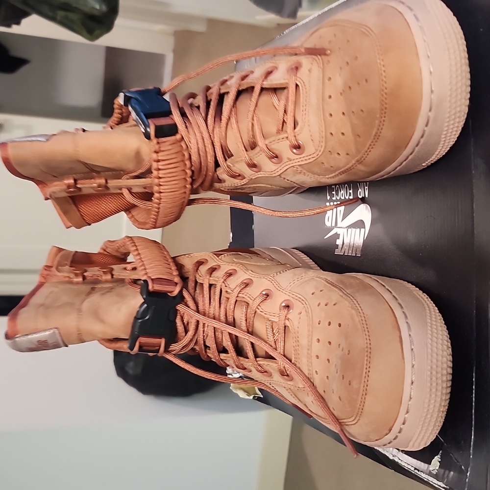 Nike Air Force 1 Boot/Dusty Peach/Womens Size 11/ Mens Size 9.5 - Picture 3 of 6